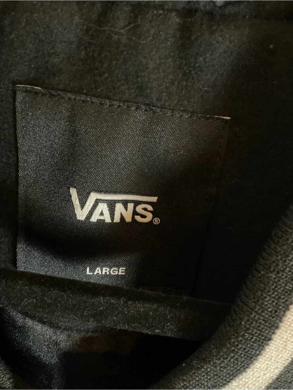 Vans Off The Wall Varsity Letterman Vest Woman’s Size Large